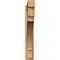 Ekena Millwork Merced Block Rough Sawn Outlooker, Western Red Cedar, 6"W x 38"D x 38"H OUT06X38X38MRC05RWR - alternate 2